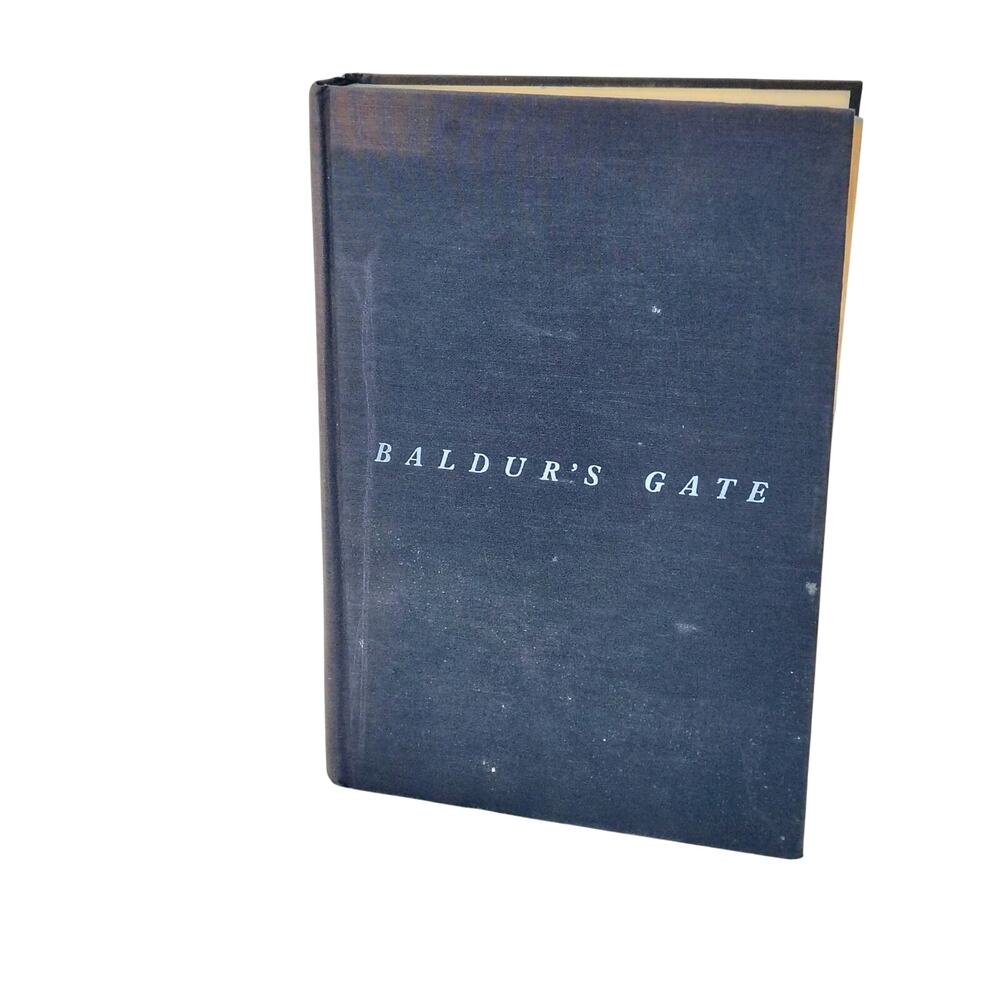 Baldur's Gate Book by Eleanor Clark 1st Edition 1970 Vintage Blue Hardcover